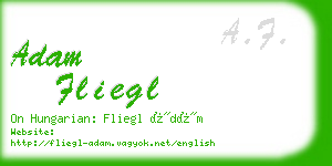 adam fliegl business card